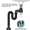 Universal  Kitchen Bathroom Sink Drain Pipe Set Retractable Sewer Drainage Water Hose Wash Basin Drainer  Plumbing Fittings.
