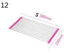 Folding Kitchen Drain Sink Rack Stainless Steel