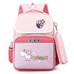 Primary School Large Capacity Spine Supportive Canvas Backpack for school
