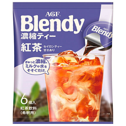 AGF Blendy Potion Concentrated Tea Black Tea (18g x 6) x 12 bags 