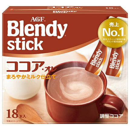 AGF ブレンディ スティック ココア オレ (10.3g×18本)×6箱入