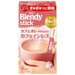 AGF Blendy Stick Cafe au Lait Peaceful Decaffeinated (7.7g x 6 bottles) x 24 boxes [Shipped in Japan]