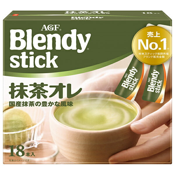 AGF Blendy Stick Matcha Meal (9.7g x 18 bottles) x 6 boxes [shipped in Japan]