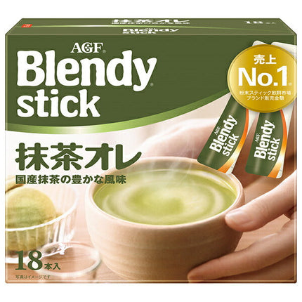AGF ブレンディ スティック 抹茶オレ (9.7g×18本)×6箱入