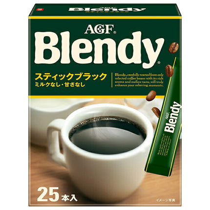 AGF Blendy Stick Black (2g x 25 pieces) x 12 boxes [shipped in Japan]