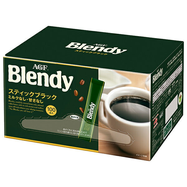 AGF ブレンディ スティックブラック (2g×100本)×6箱入【日本出荷】