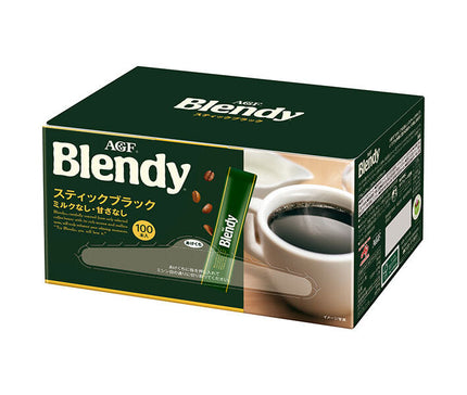 Bâtonnets de café instantané personnels AGF Blendy (2 g x 100 bâtonnets) x 6 boîtes 