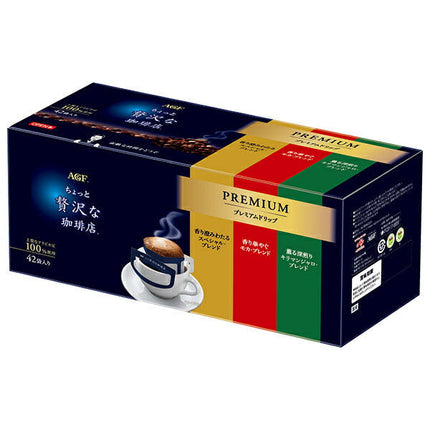 AGF A slightly luxurious coffee shop premium drip 3 types of drinking comparison assortment (8g x 42 bottles) x 12 boxes [shipped in Japan]