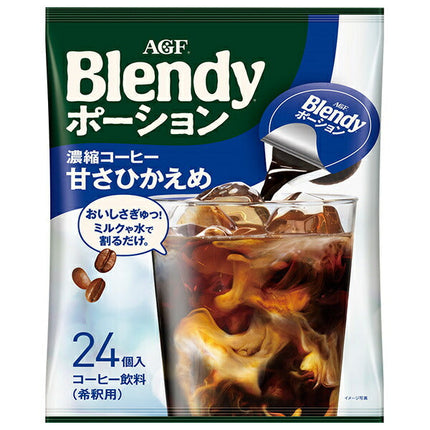 AGF Blendy Potion Concentrated Coffee Mildly Sweet (18g x 24 pieces) x 12 bags [Shipped in Japan]