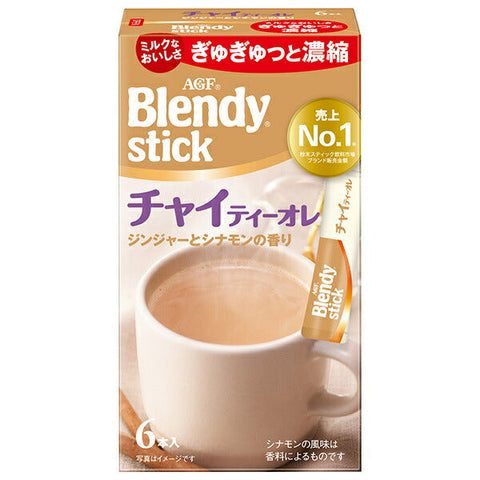 Minerai de thé Chai Blendy Stick AGF (9,5 g x 6 pièces) x 24 boîtes 