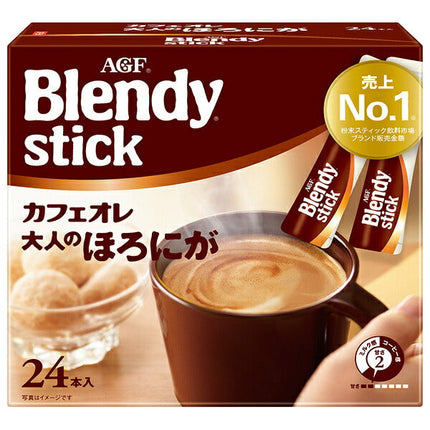 AGF ブレンディ スティック カフェオレ 大人のほろにが (8g×24本)×6箱入