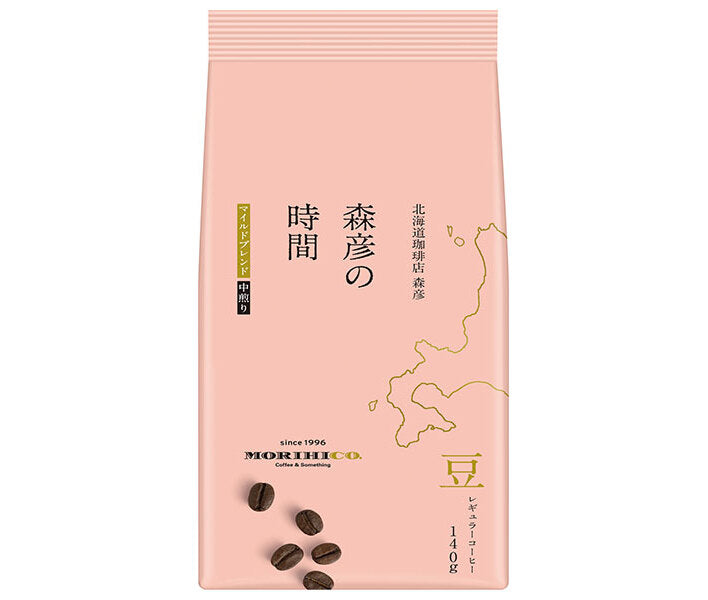AGF 森彦の時間 豆 マイルドブレンド 140g袋×12袋入【日本出荷】