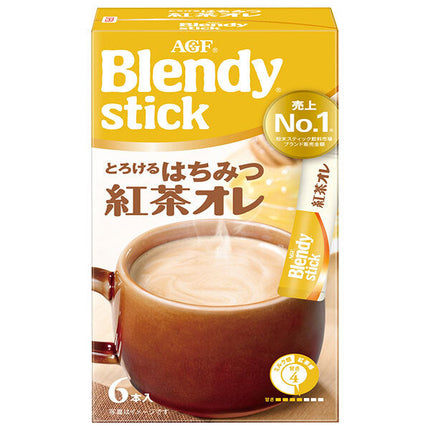 AGF Blendy Stick Melting Honey Tea Me (9.9g x 6 bottles) x 24 boxes [Shipped in Japan]