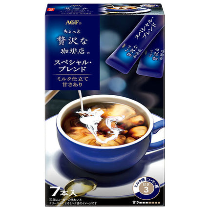 AGF A Little Luxury Coffee Shop Stick Coffee Special Blend (6.3g x 7 sticks) x 24 boxes 