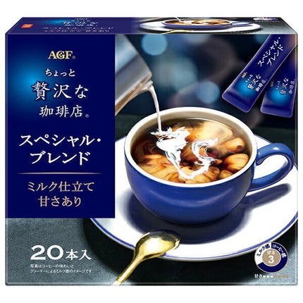 AGF A Little Luxury Coffee Shop Stick Coffee Special Blend (6.3g x 22 sticks) x 6 boxes 