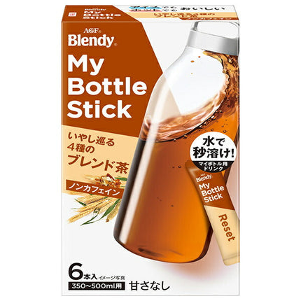 AGF Blendy My Bottle Stick - 4 types of healing blend tea (2.0g x 6 sticks) x 24 boxes 