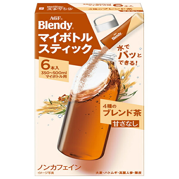 AGF Blendy My Bottle Stick 4 types of blended tea (2.0g x 6 bottles) x 24 boxes [shipped in Japan]