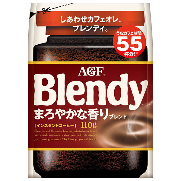 AGF ブレンディ まろやかな香りブレンド 110g袋×12袋入【日本出荷】
