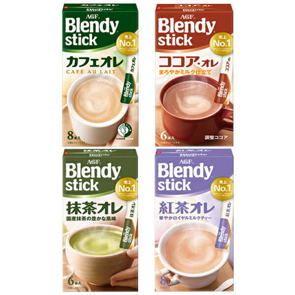 AGF Blendy Stick 4 Types Assortment A Set 24 (4 Types x 6) Boxed [Shipped in Japan]