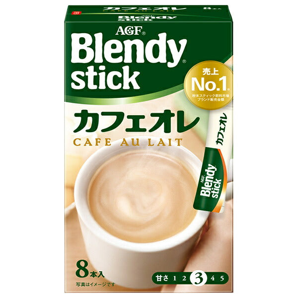 AGF ブレンディ スティック カフェオレ (8.2g×8本)×24箱入【日本出荷】