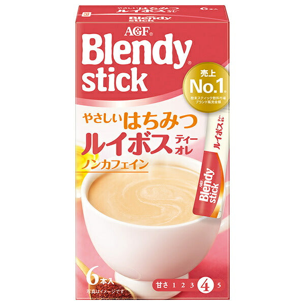 AGF ブレンディ スティック やさしいはちみつルイボスティーオレ (8.1g×6本)×24箱入【日本出荷】
