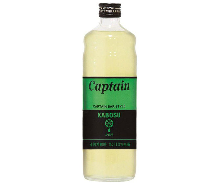 Nakamura Shoten Captain Kabosu 600ml bottle x 12 bottles [shipped in Japan]