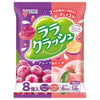 Mannan Life Lala Crush Assortment Grape & Peach (24g x 8 pieces) x 12 bags [Shipped in Japan]