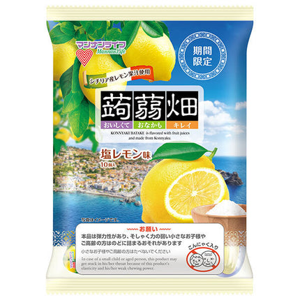 Mannan Life Konnyaku Field Salt Lemon Flavor (25g x 10 pieces) x 12 bags 