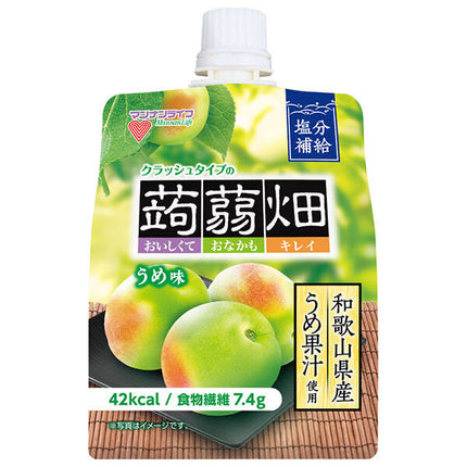 マンナンライフ クラッシュタイプの蒟蒻畑 うめ味 150gパウチ×30本入