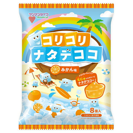 [Best before date: 2026.07.29 or later] Mannan Life Korikorinata de Coco Orange flavor (24g x 8 pieces) x 12 bags [Shipped in Japan]