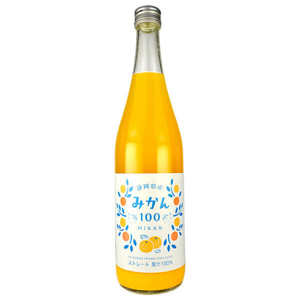 Kimura Drinks Mikan 100 (Straight) 720ml bottle x 6 bottles 