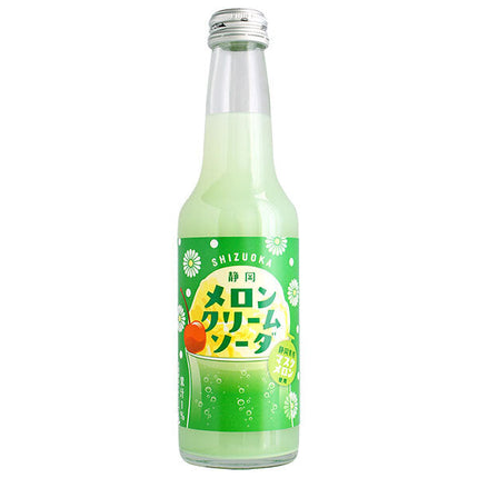 Kimura Drinks Shizuoka Melon Cream Soda 250ml bottle x 24 bottles 