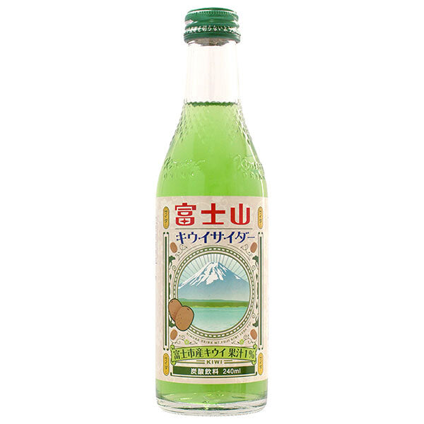 Kimura Drinks Mt. Fuji Kiwi Cider 240ml bottle x 20 