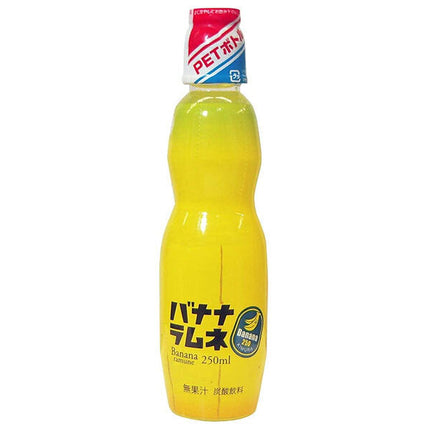 Kimura Beverage Banana Ramune 250ml PET x 30 bottles [shipped in Japan]
