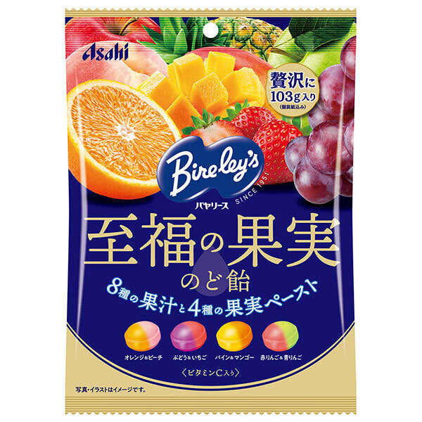 アサヒグループ食品 バヤリース 至福の果実 のど飴 103g×6袋入【日本出荷】