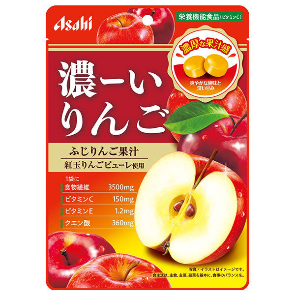 アサヒフード&ヘルスケア 濃ーいりんご 栄養機能食品 80g×6袋入【日本出荷】