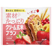 Asahi Group Foods Ingredient-Rich Strawberry Cream Genmai Bran Biscuits, 2 Biscuits x 6 Bags [Ships from Japan]