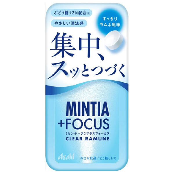 アサヒグループ食品 ミンティア +FOCUS クリアラムネ 30粒×8個入【日本出荷】