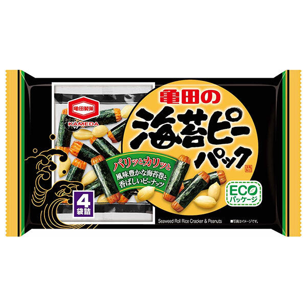 亀田製菓 海苔ピーパック 85g×12袋入【日本出荷】