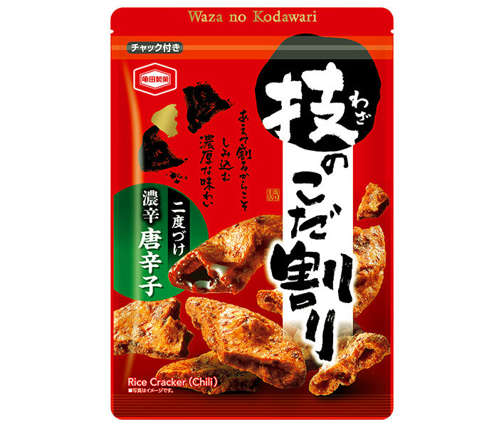 Kameda Seika Technique Kodawari Spicy Chili Pepper 110g x 6 bags