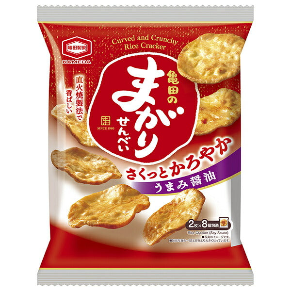 Kameda Seika Kameda Magari Senbei 16 pièces x 12 sachets 