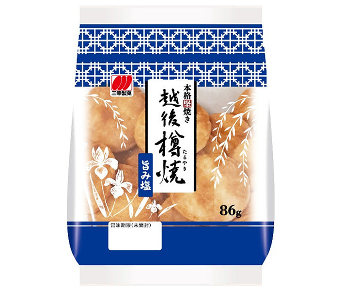 Sanko Confectionery Echigo Taruyaki Umami Salt 86g x 12 bags