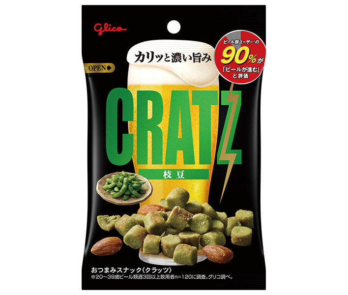 Ezaki Glico Kratz Edamame 42g x 12 bags [shipped in Japan]