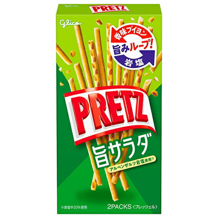Ezaki Glico PRETZ Umami Salad 2 bags (32g x 2) x 10 pieces [Shipped in Japan]