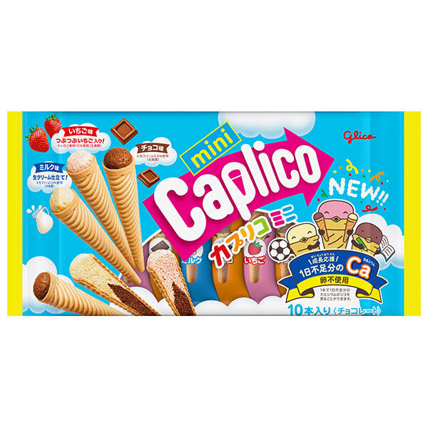 Ezaki Glico Caprico mini large bag 10 bottles x 12 bags [shipped in Japan]