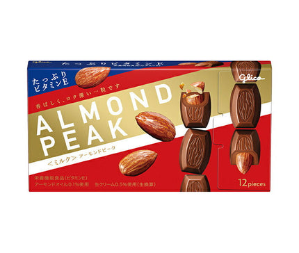 Ezaki Glico Almond Peak Milk 12 comprimés x 10 boîtes 