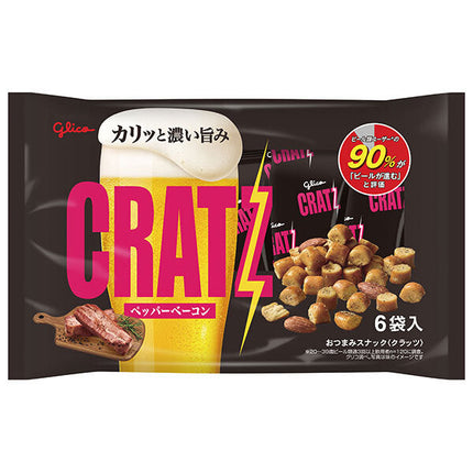 Ezaki Glico Kratts Bacon au poivre 96 g x 8 sachets 