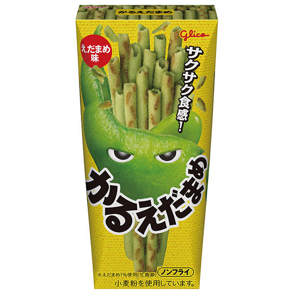 Ezaki Glico Karu Edamame (Edamame Flavor) 36g x 10 Boxes [Ships from Japan]