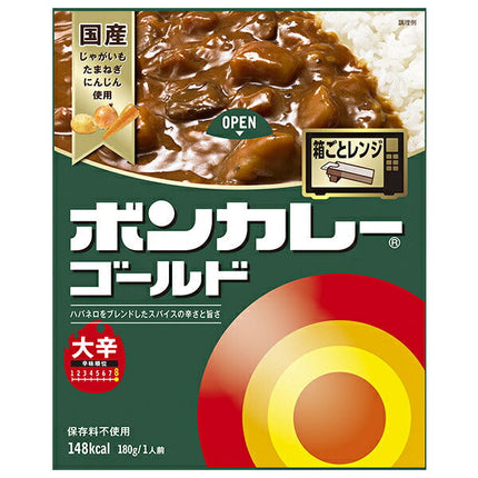 Otsuka Foods Bon Curry Gold Spicy 180g x 30 pieces [shipped in Japan]