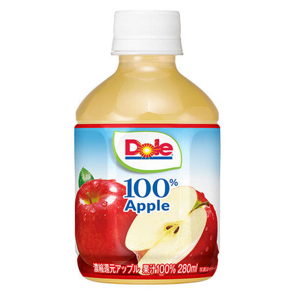Otsuka Foods Dole Apple 100% 280ml plastic bottle x 24 bottles [shipped in Japan]